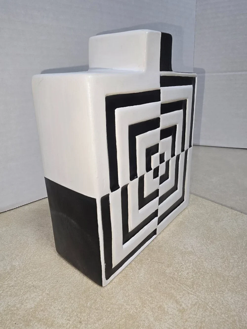 One of a Kind Jonathan Adler Designed Hand Painted Decorative Ceramic/Porcelain